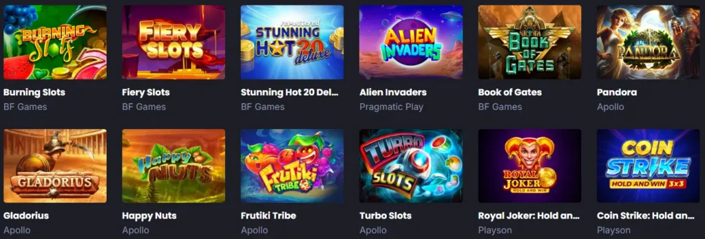 Lošimo automatai 7Bet