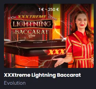 XXXtreme Lightning Baccarat
